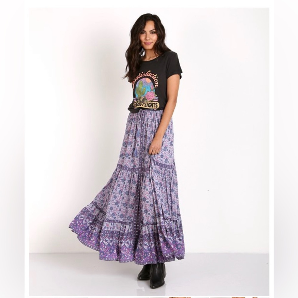 Spell Kombi Maxi Skirt S Lavender